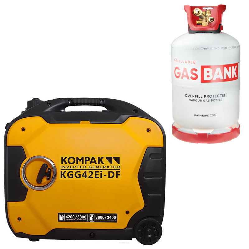 Agregat prądotwórczy Kompak KGG42Ei-DF - 4,2 kW - Dual Fuel