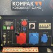 Agregat prądotwórczy Kompak KD8000SET-CAMO - 7,9 kVA - 10